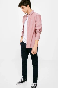 * Camisa Pintpoint Color Rojo Clearance
