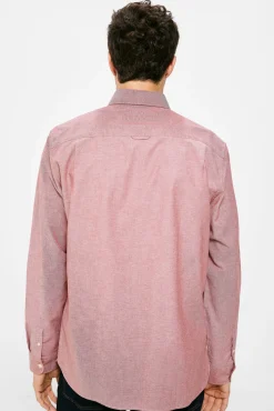 * Camisa Pintpoint Color Rojo Clearance