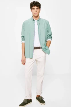 * Camisa Pintpoint Color Verde Hot