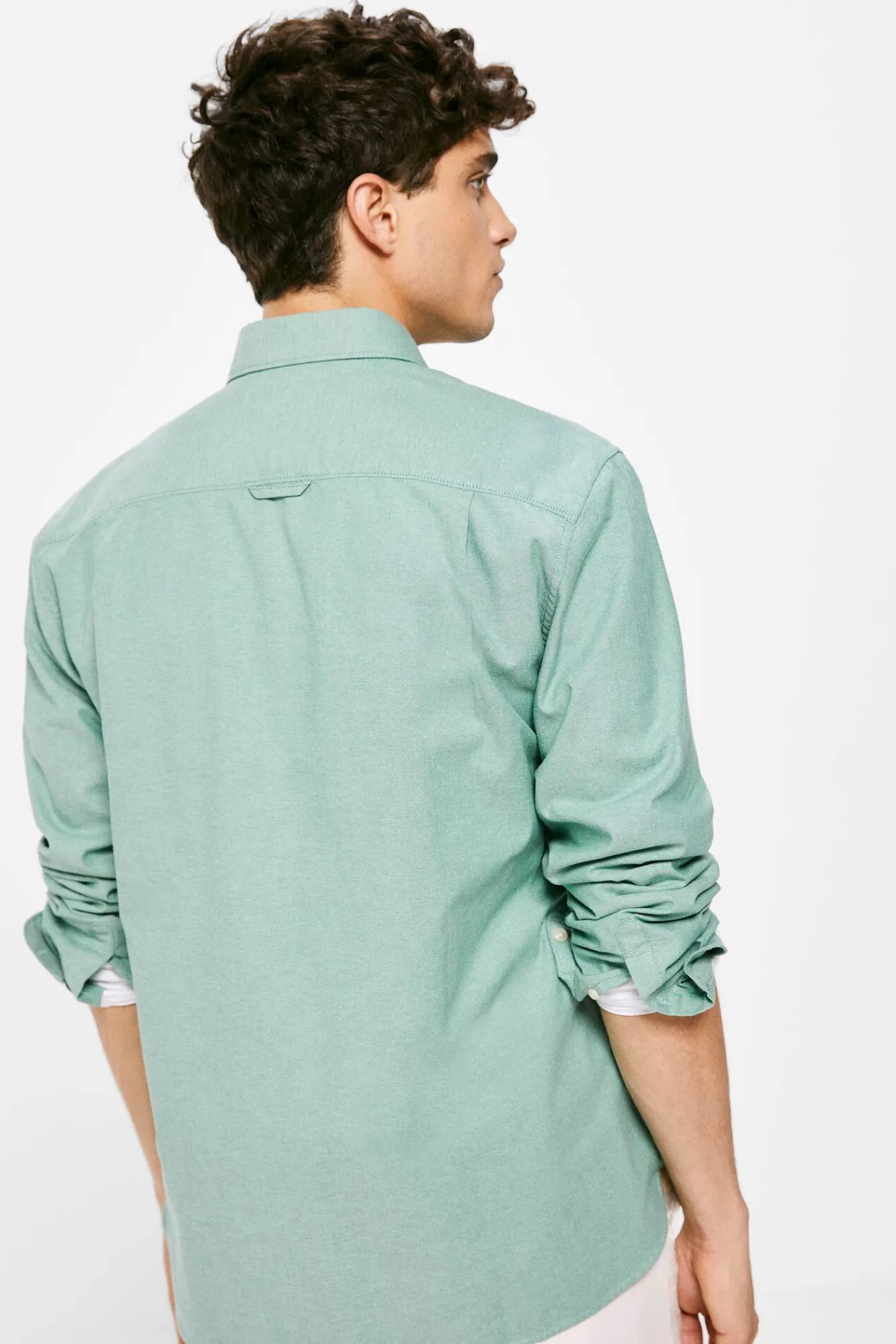 * Camisa Pintpoint Color Verde Hot