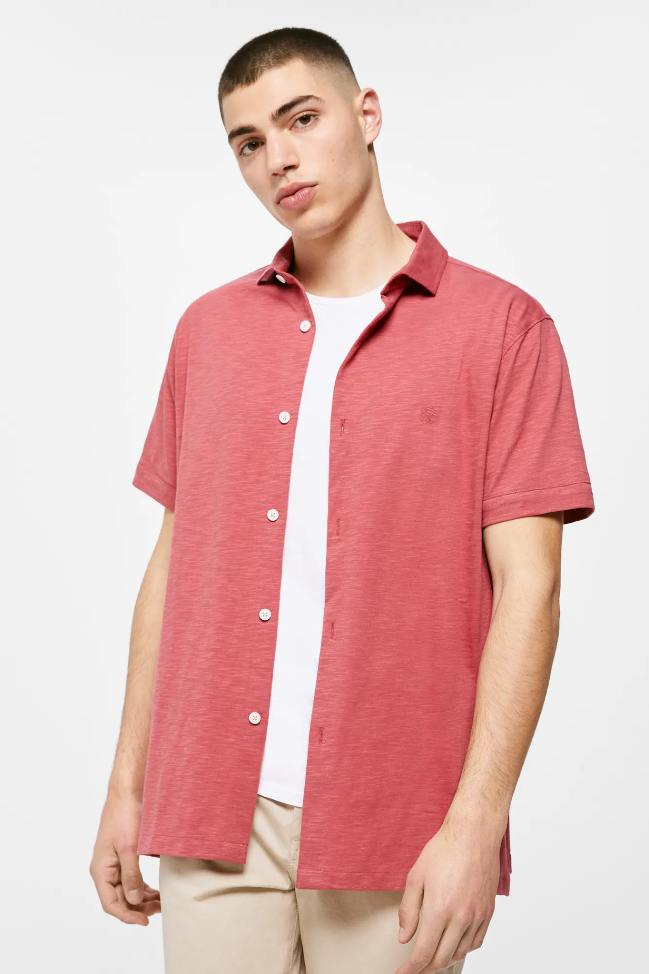 * Camisa Punto Fucsia Online