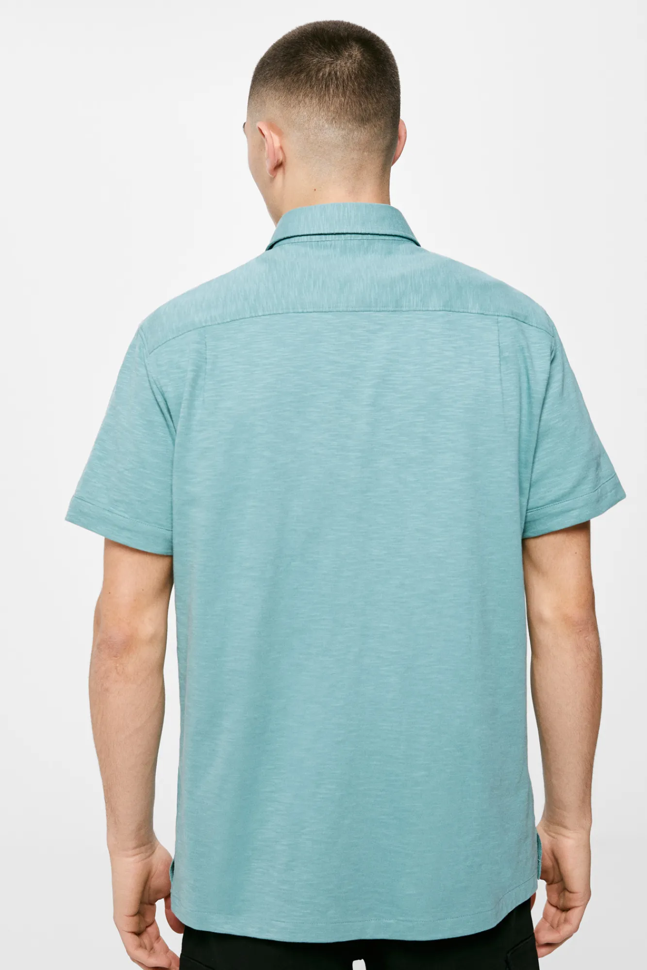* Camisa Punto Turquesa