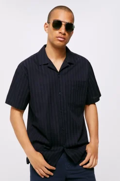 * Camisa Raya Tejida Turquesa