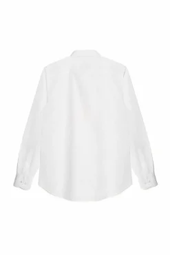 Ooto Camisa Slim Lisa Manga Larga Blanco New