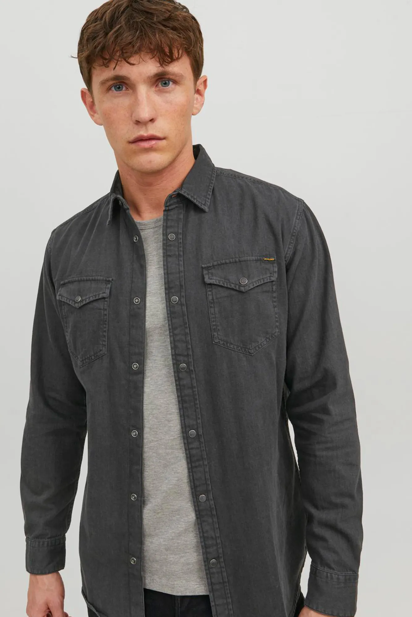 Jack & Jones Camisa Vaquera Negro Discount