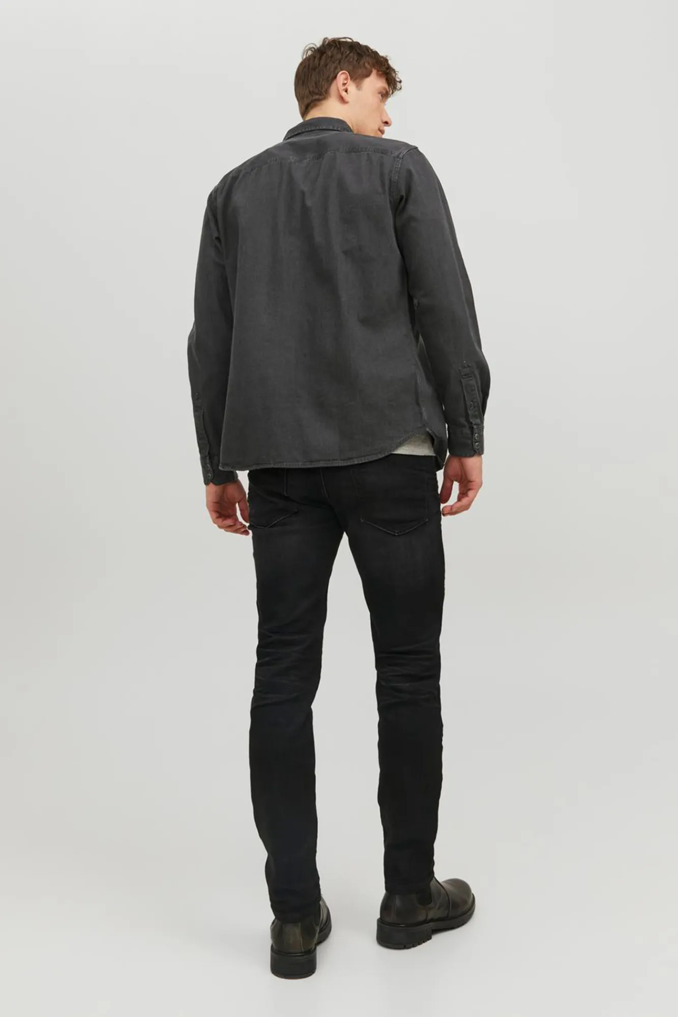 Jack & Jones Camisa Vaquera Negro Discount