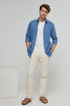 HUGO Camisa Vestir Azul Medio Online