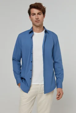 HUGO Camisa Vestir Azul Medio Online