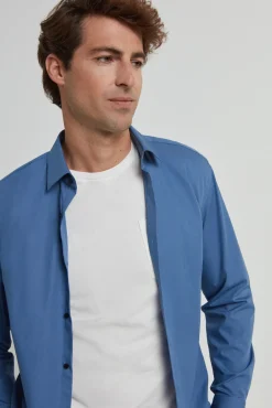 HUGO Camisa Vestir Azul Medio Online