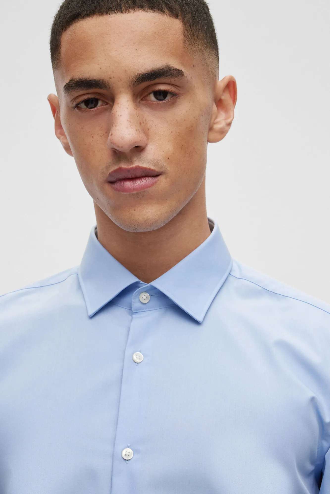 HUGO Camisa Vestir Azul Indigo New