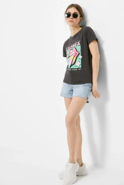 * Camiseta  Gris Oscuro Sale