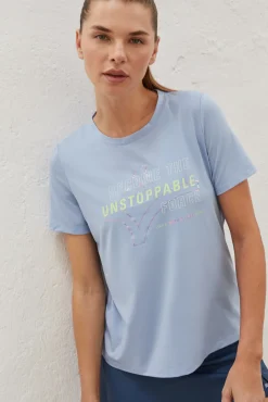 Dash and Stars Camiseta Abertura Azul Online