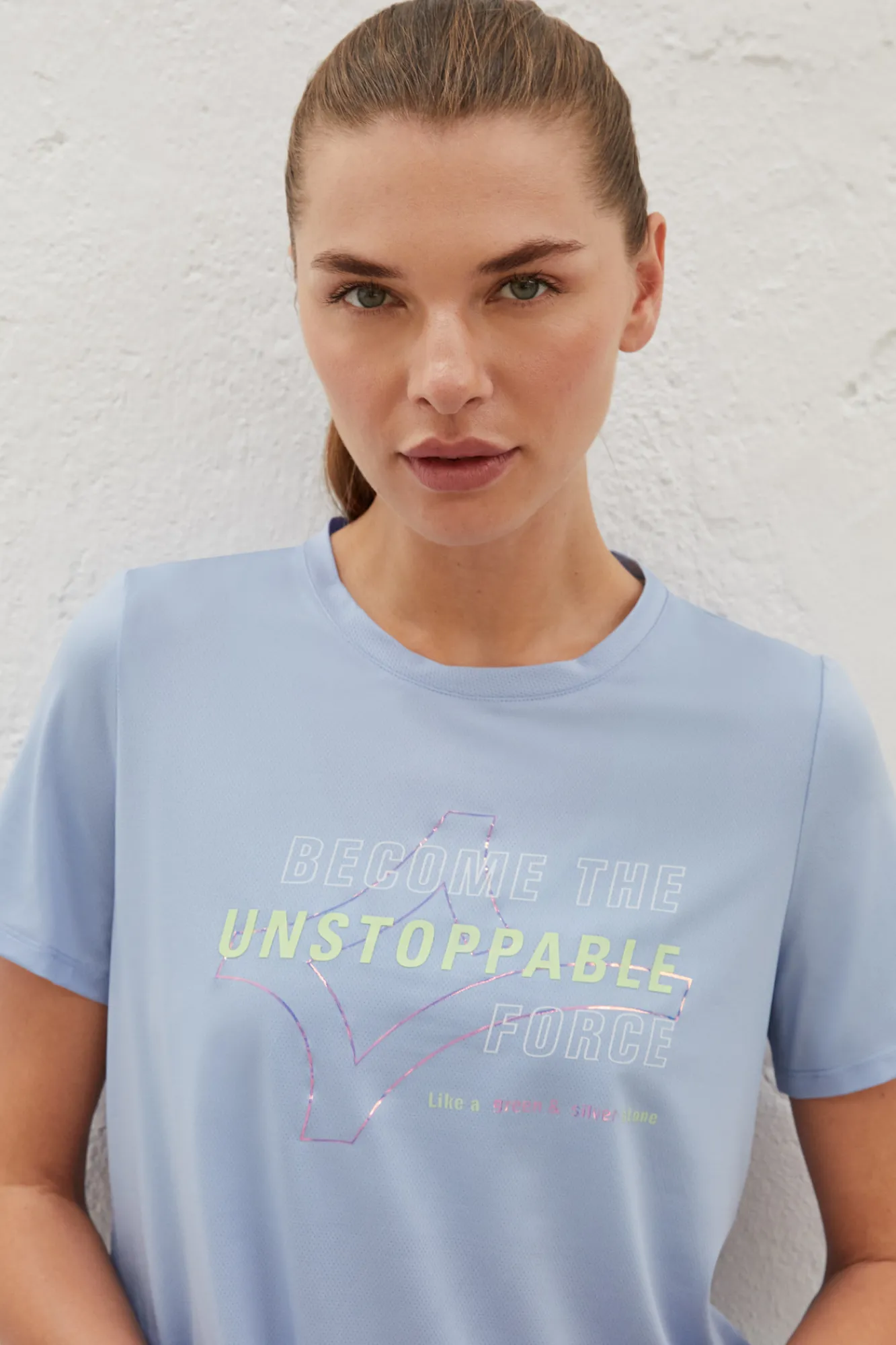 Dash and Stars Camiseta Abertura Azul Online