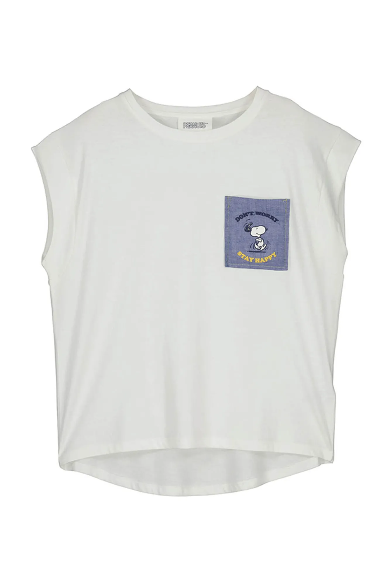 Women'secret Camiseta Algodon Manga Corta Snoopy Marfil Beige Discount