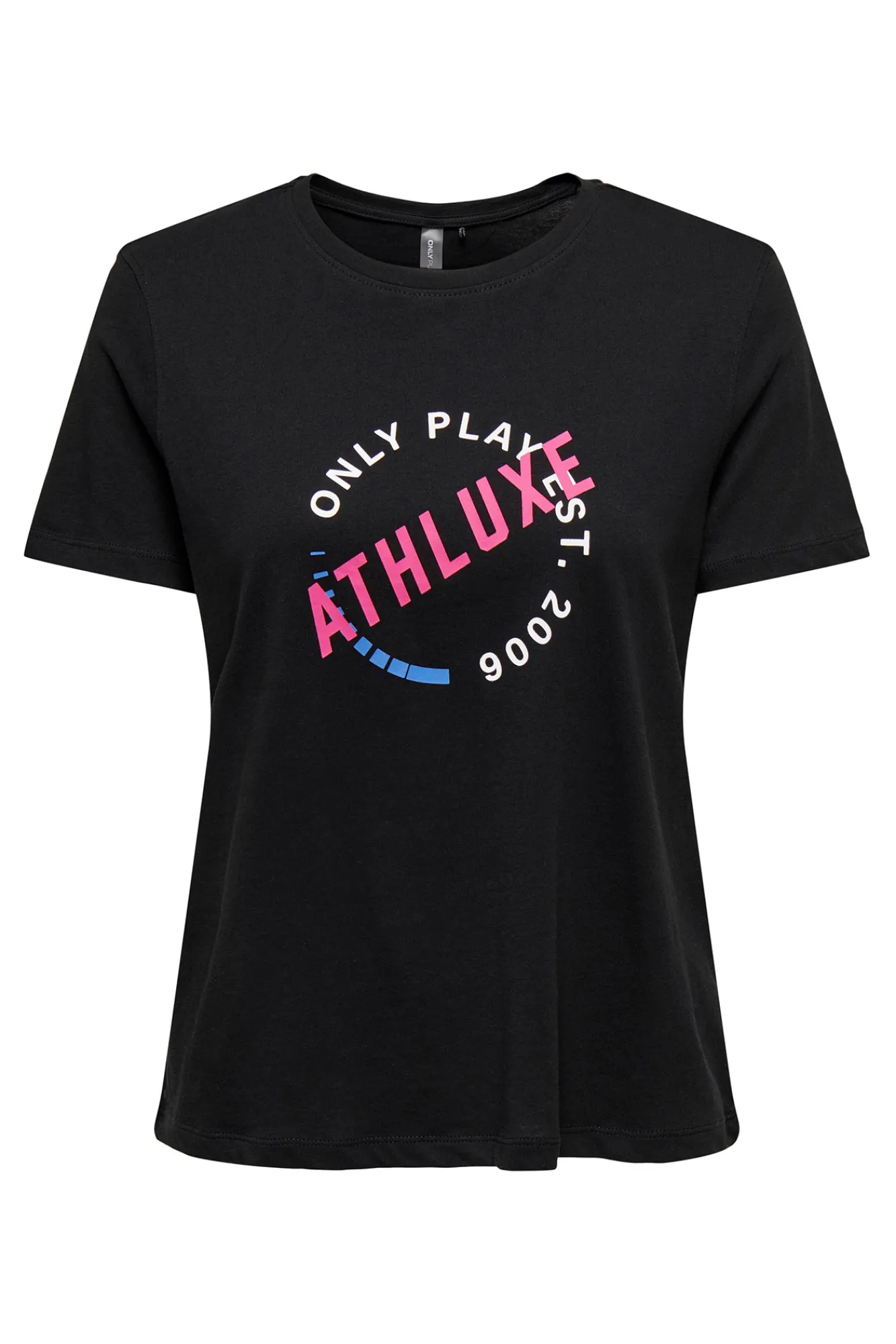 Only Play Camiseta Algodon Negro Online