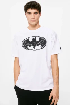 * Camiseta Batman Logo Blanco Online
