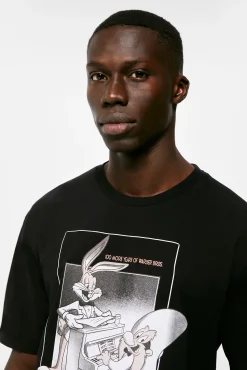 * Camiseta Bugs Bunny Casablanca Negro New