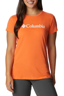 Columbia Camiseta Casual Estampada Trek™ Para Mujer Naranja Best