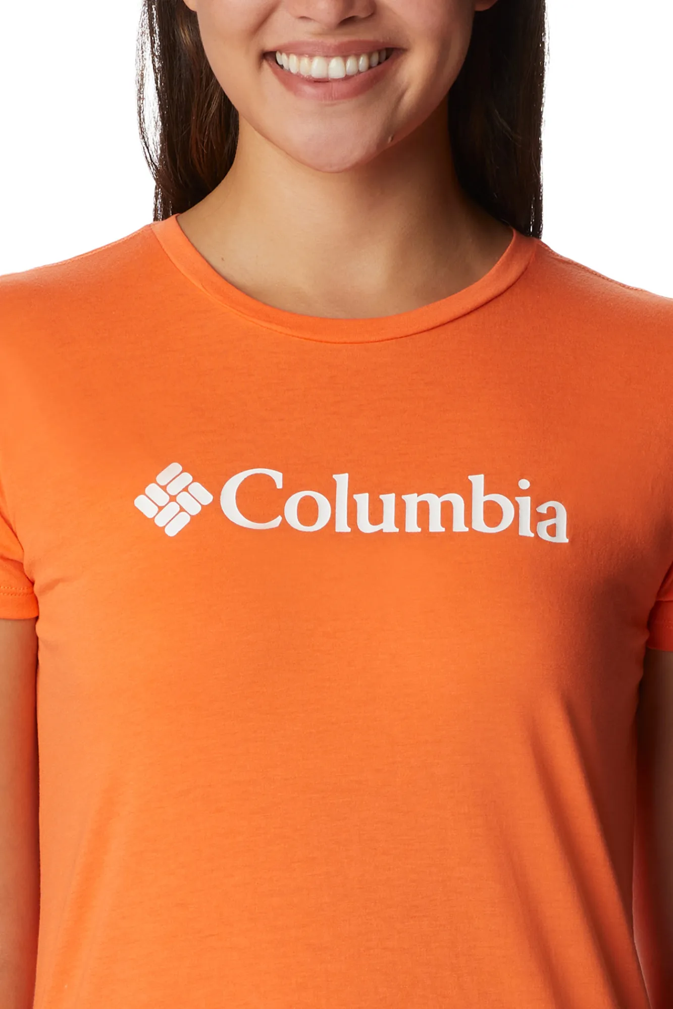 Columbia Camiseta Casual Estampada Trek™ Para Mujer Naranja Best