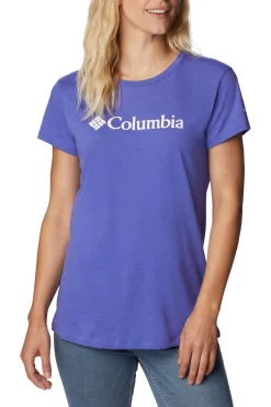 Columbia Camiseta Casual Estampada Trek™ Para Mujer Morado Hot