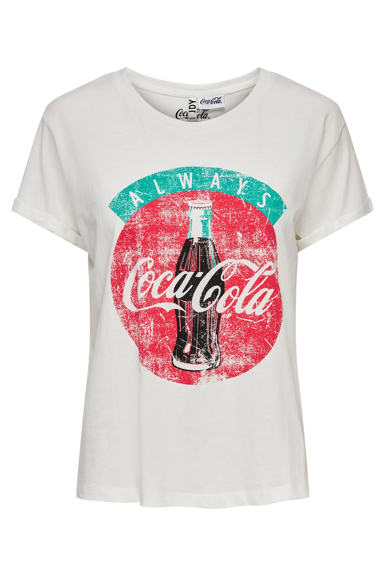 JDY Camiseta Coca-Cola Blanco Sale