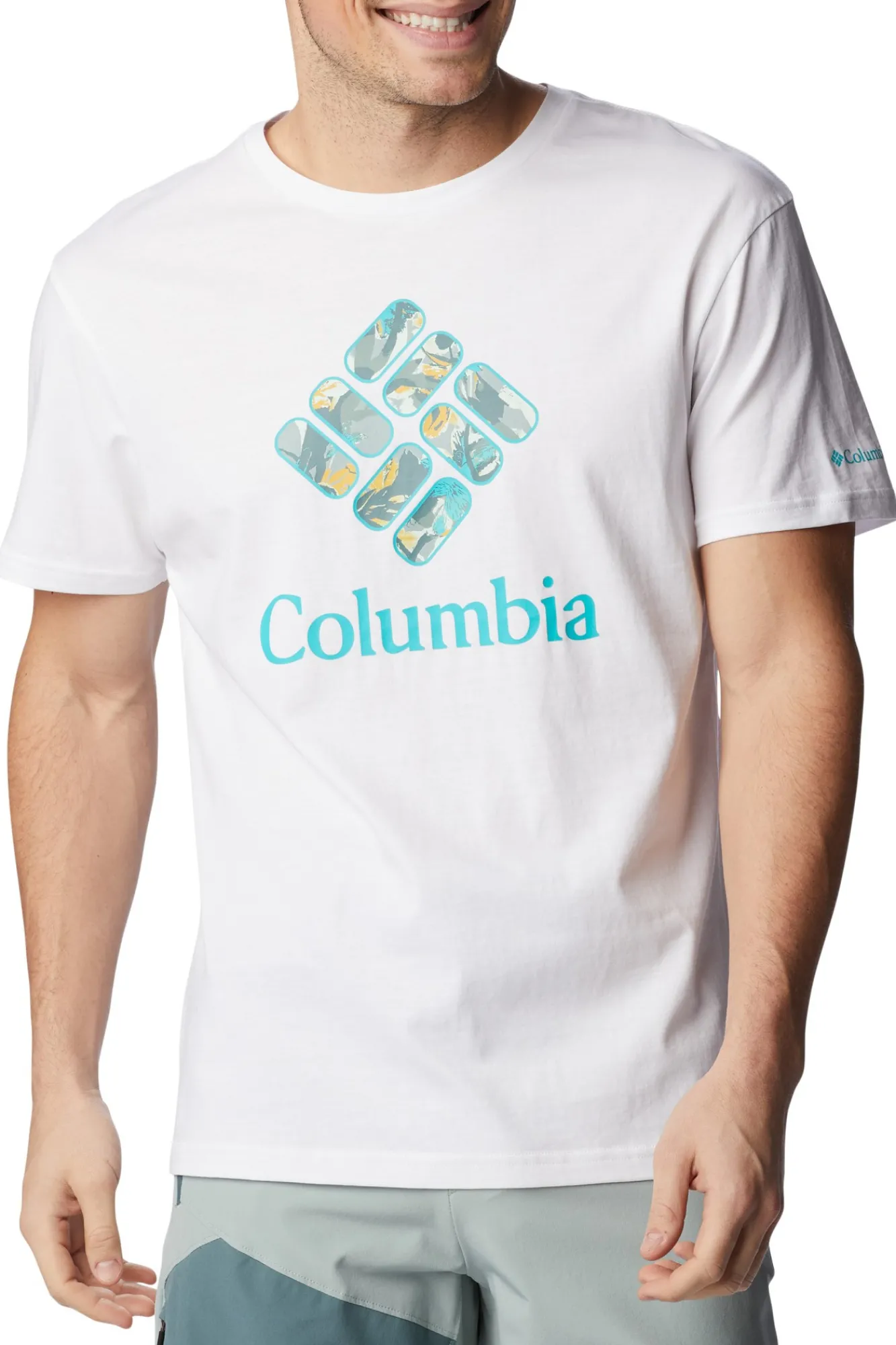 Columbia Camiseta Rapid Ridge™ Espalda Para Hombre Blanco Outlet