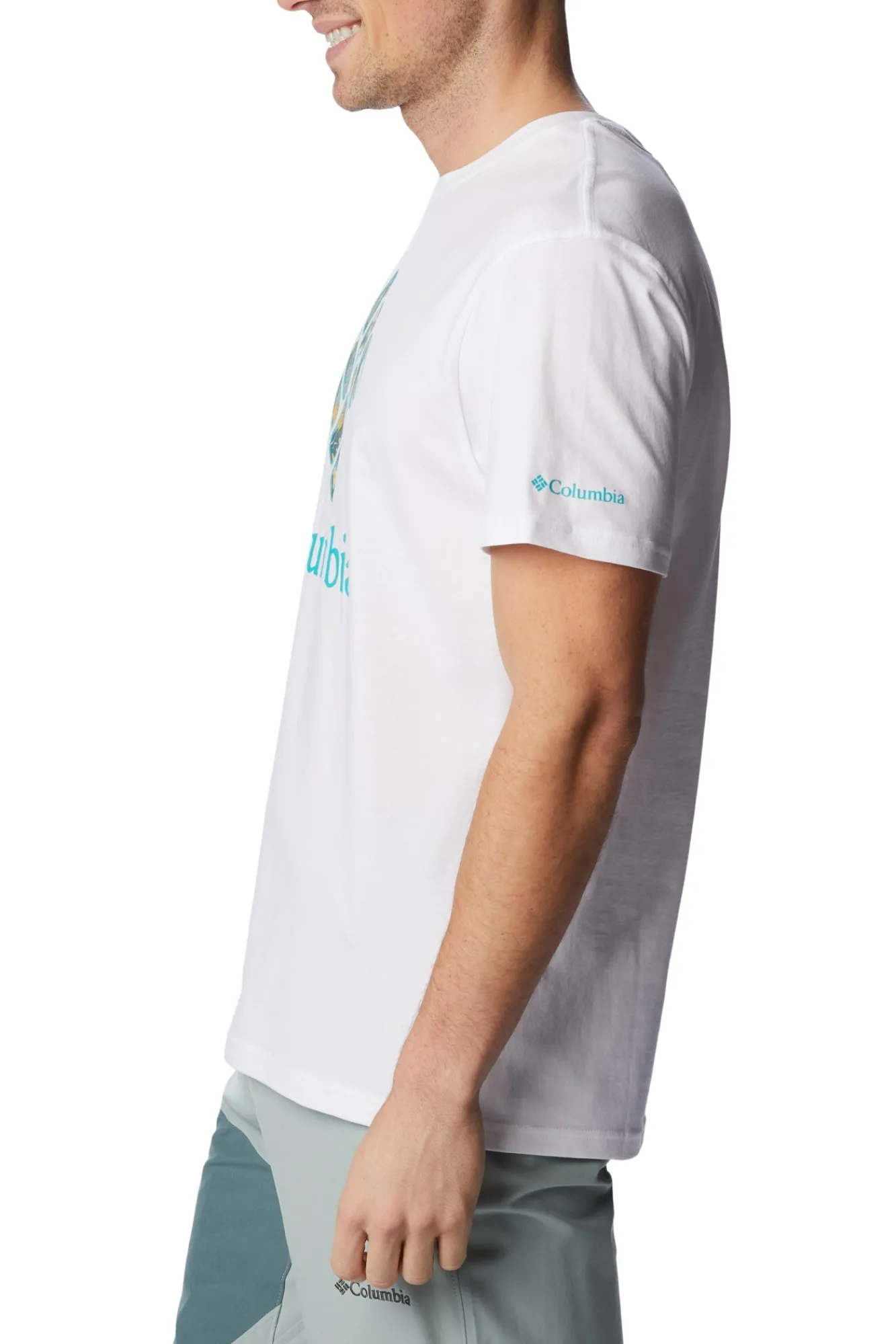 Columbia Camiseta Rapid Ridge™ Espalda Para Hombre Blanco Outlet