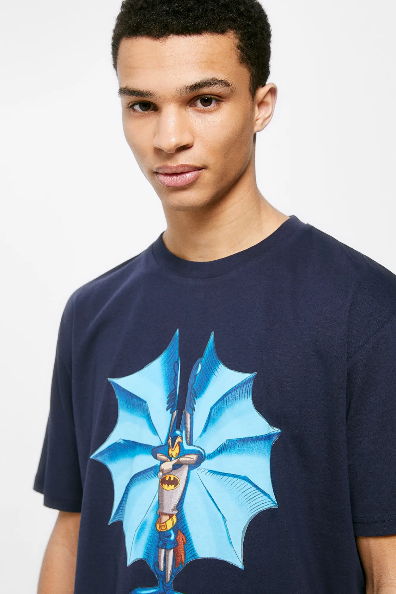 * Camiseta Coyote Batman Azul Oscuro New