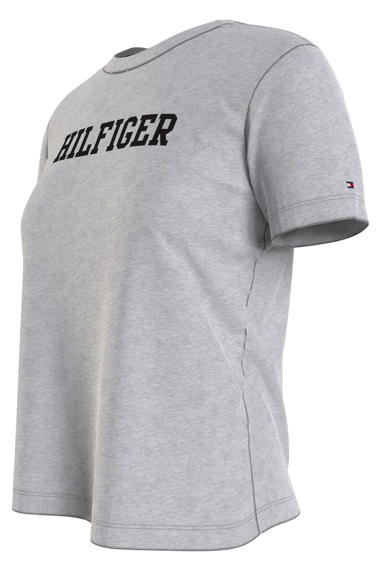 * Camiseta De Algodon Gris Discount