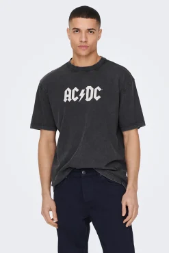 Only & Sons Camiseta De Manga Corta Negro Online