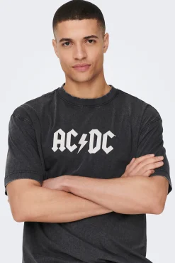Only & Sons Camiseta De Manga Corta  Negro Online