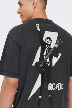 Only & Sons Camiseta De Manga Corta  Negro Online