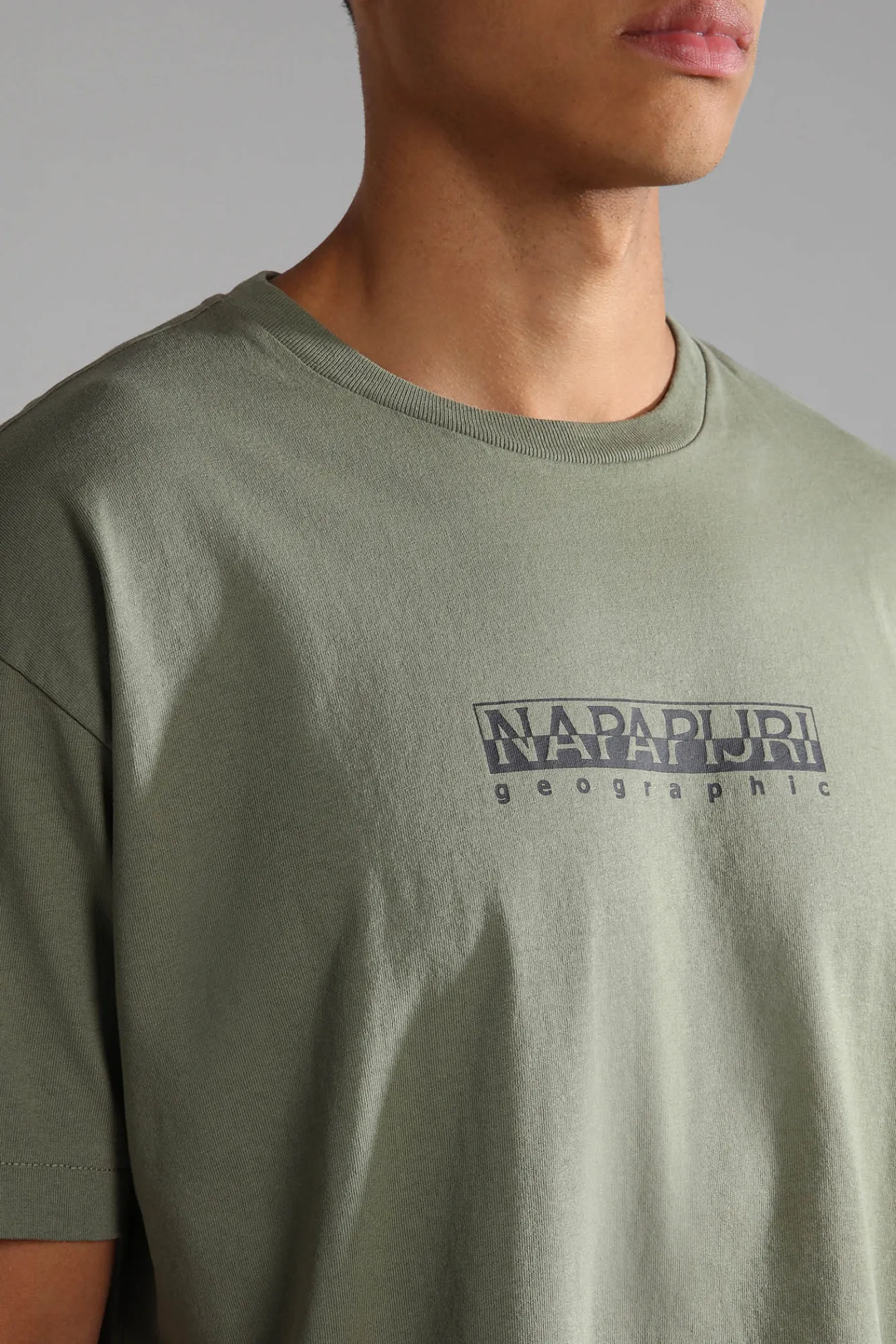 Napapijri Camiseta De Manga Corta Box Verde Hot