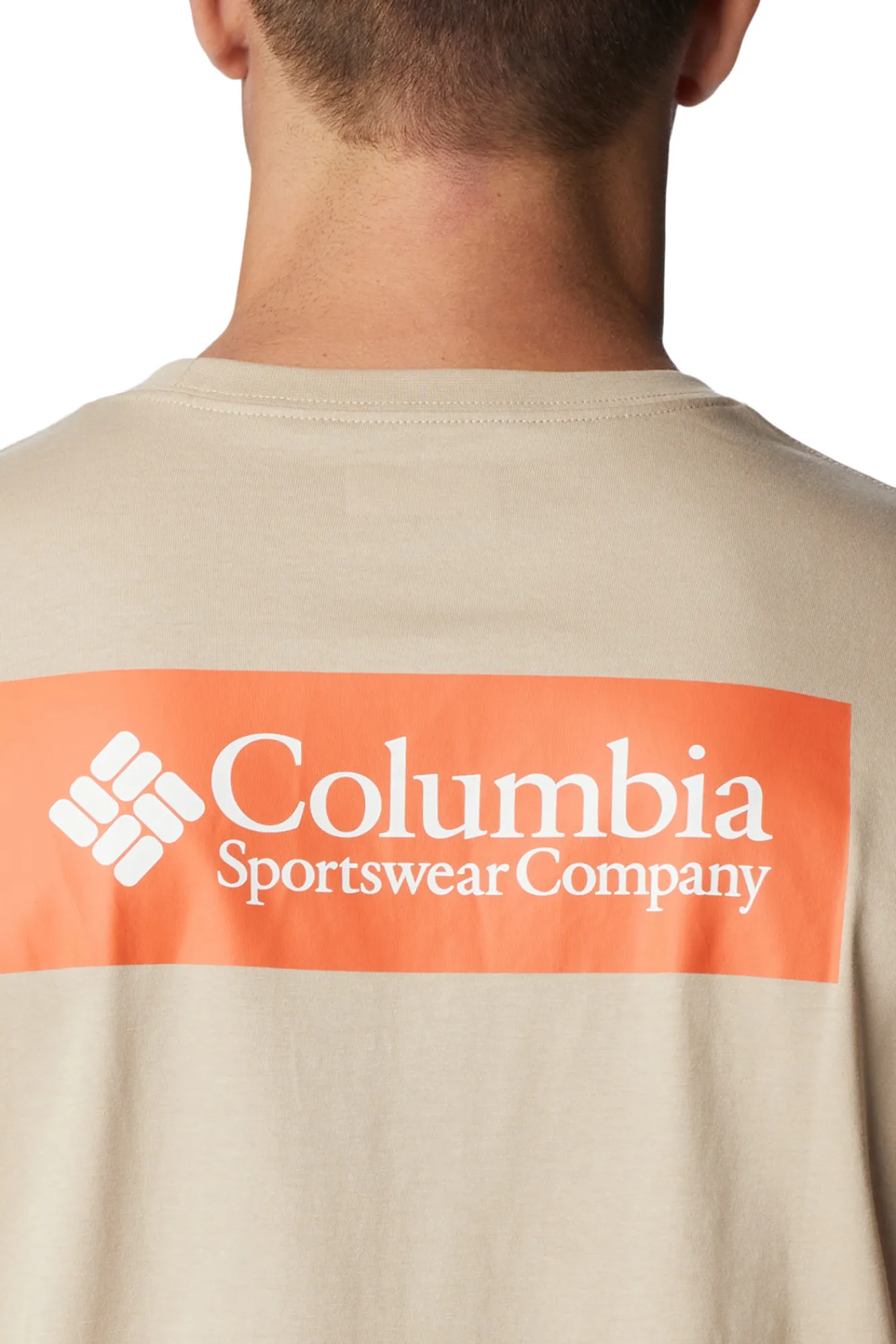 Columbia Camiseta De Manga Corta North Cascades™ Para Hombre Beige Hot