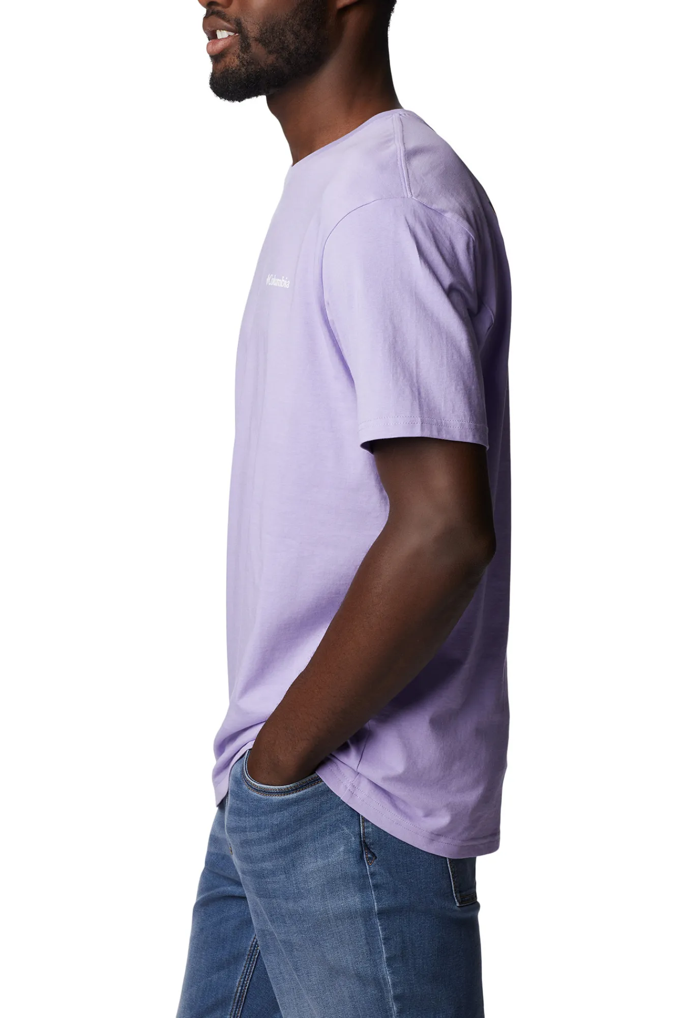 Columbia Camiseta De Manga Corta North Cascades™ Para Hombre Morado New