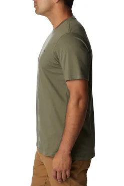 Columbia Camiseta De Manga Corta Con Estampado En La Espalda Rockaway River™ Para Hombre Kaki Claro Best