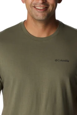 Columbia Camiseta De Manga Corta Con Estampado En La Espalda Rockaway River™ Para Hombre Kaki Claro Best