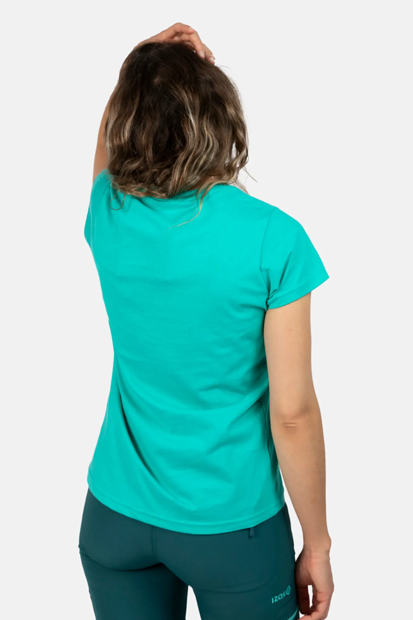 Izas Camiseta De Manga Corta De Algodon Bailo Turquesa Discount