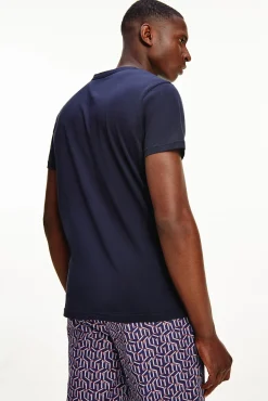 * Camiseta De Manga Corta Marino Azul Outlet