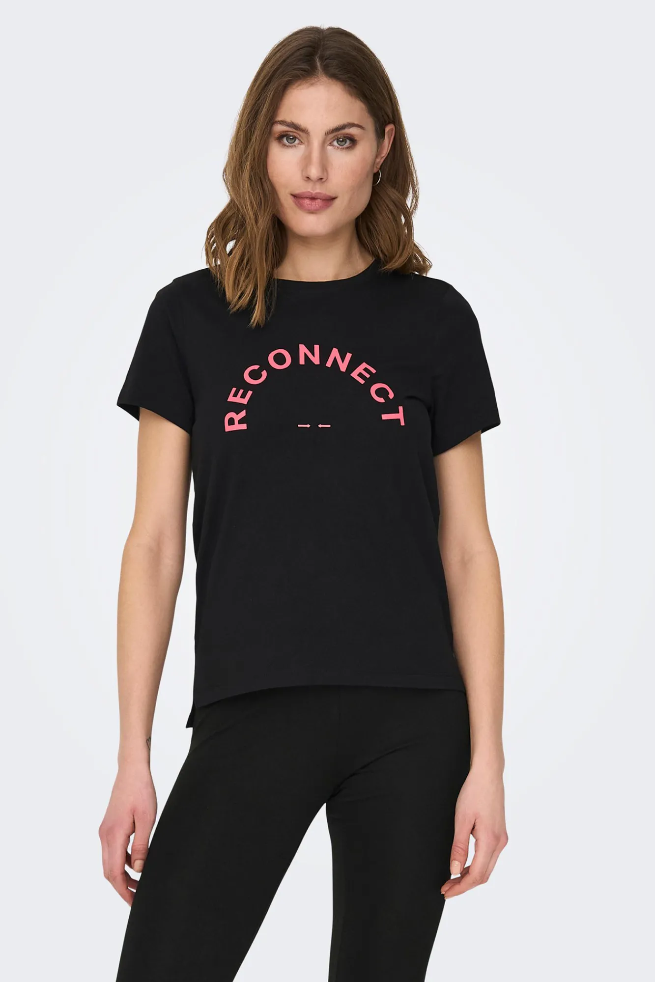 Only Play Camiseta Entrenamiento Manga Corta Negro Discount