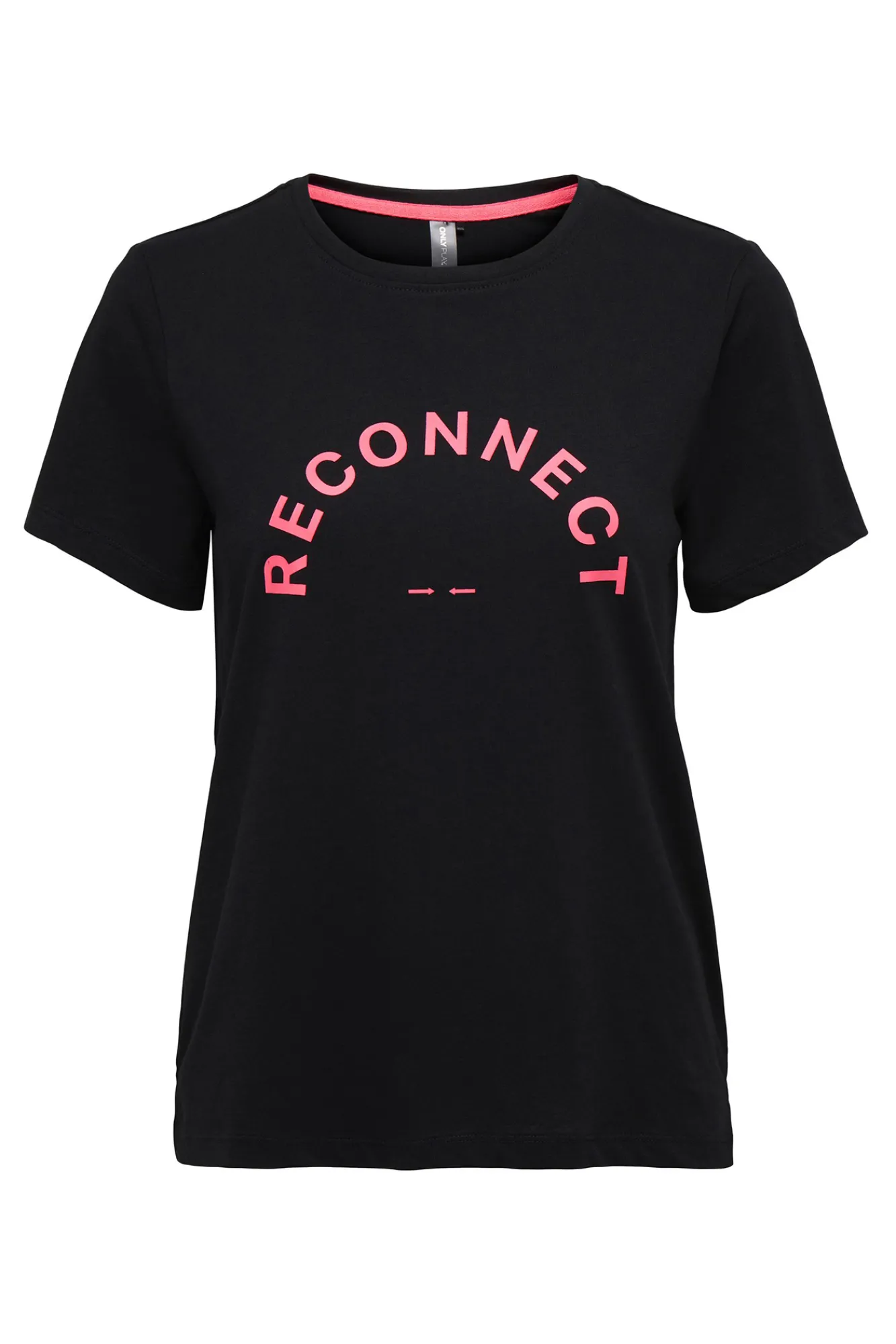 Only Play Camiseta Entrenamiento Manga Corta Negro Discount