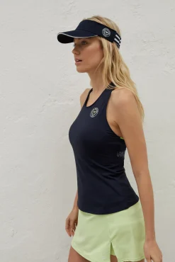 Dash and Stars Camiseta Espalda Olimpica Azul Online