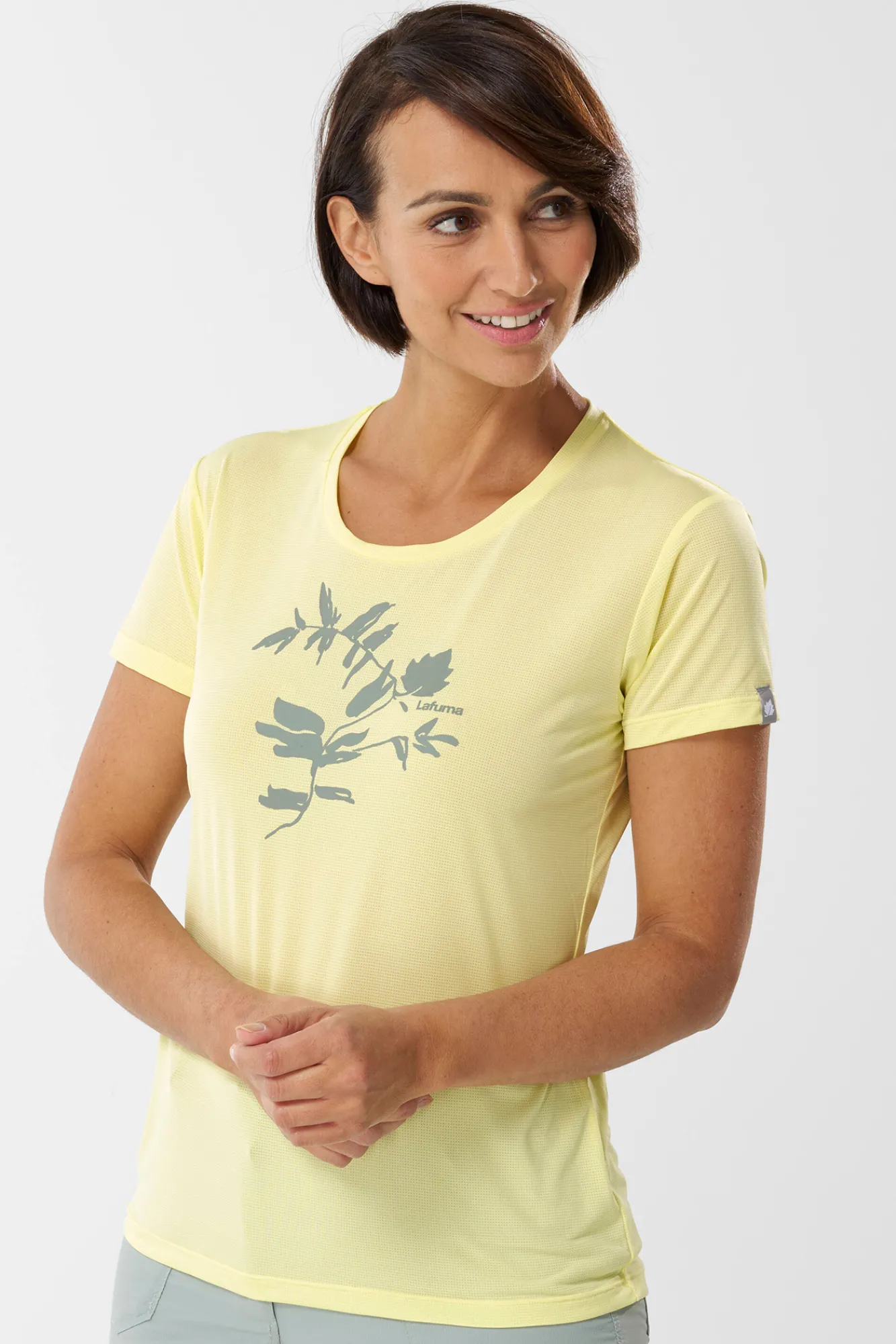 Lafuma Camiseta Estampada Corporate Amarillo Sale