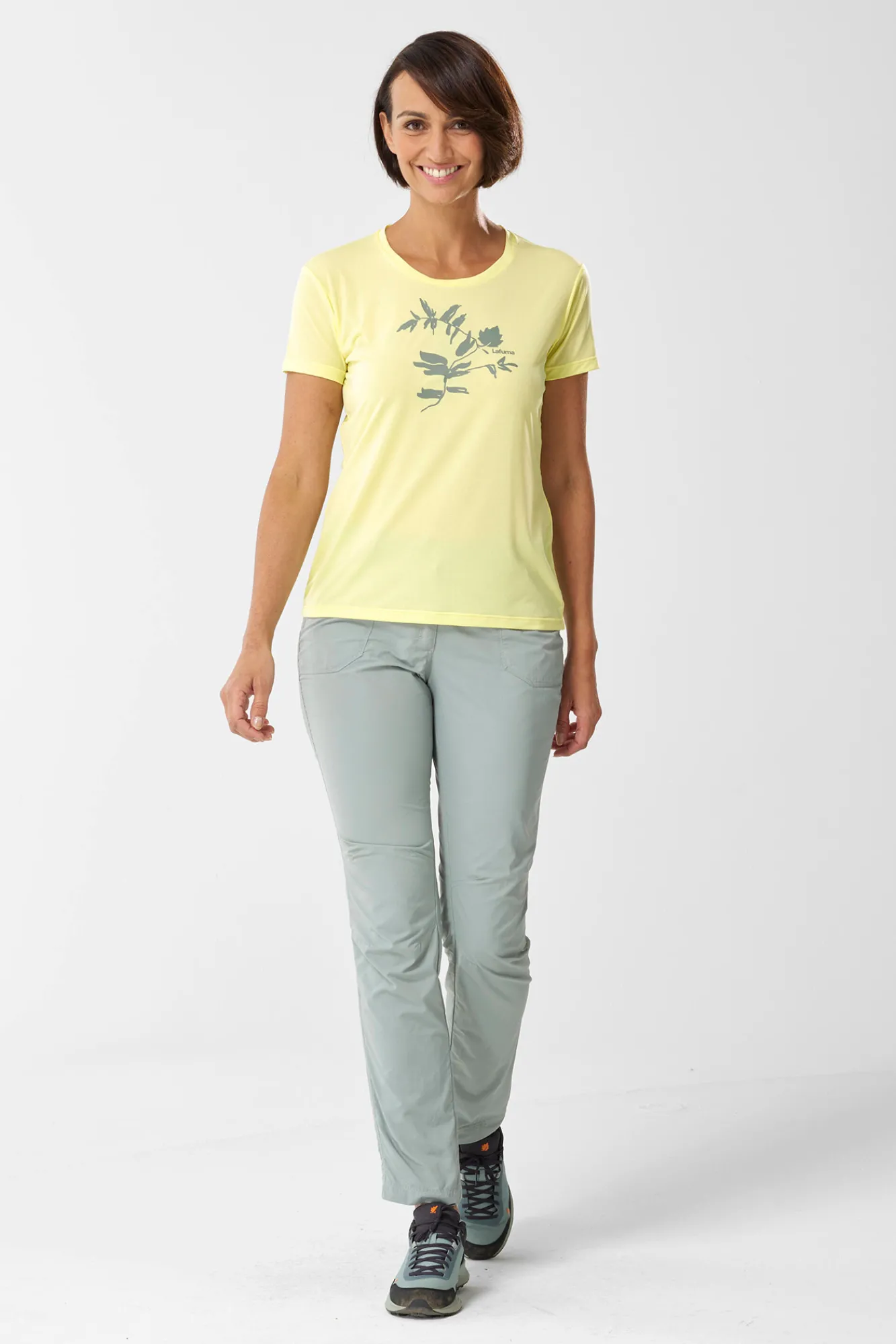 Lafuma Camiseta Estampada Corporate Amarillo Sale
