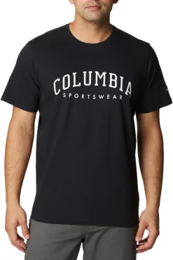 Columbia Camiseta Estampada De Manga Corta Rockaway River™ Para Hombre Negro Outlet