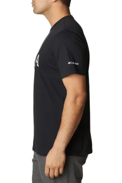 Columbia Camiseta Estampada De Manga Corta Rockaway River™ Para Hombre Negro Outlet