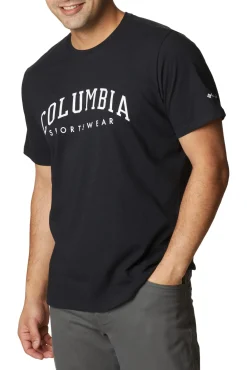 Columbia Camiseta Estampada De Manga Corta Rockaway River™ Para Hombre Negro Outlet