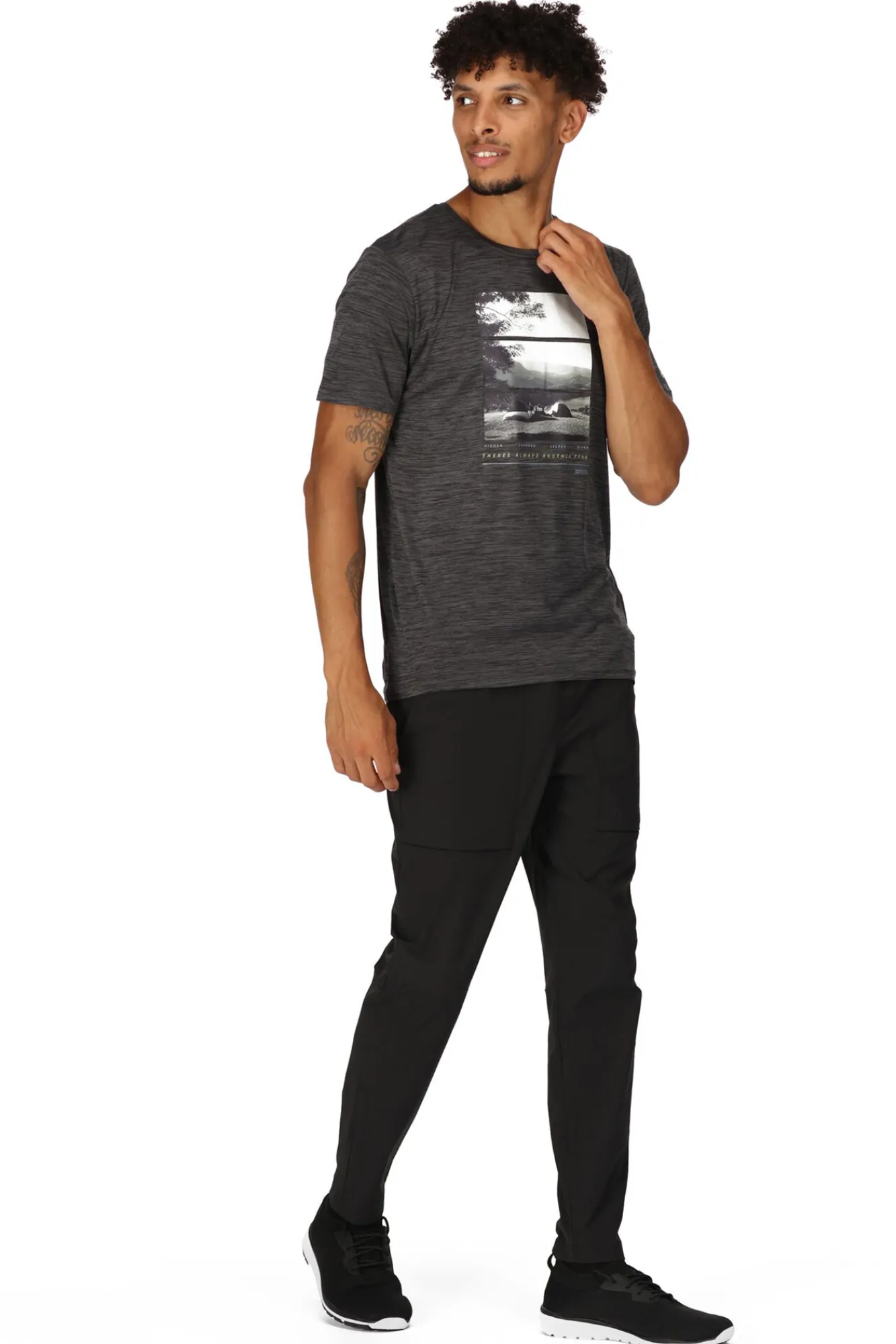 Regatta Camiseta Fingal Vii Gris Medio Clearance