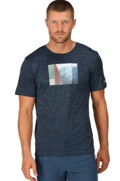 Regatta Camiseta Fingal Vii Azul Medio Hot