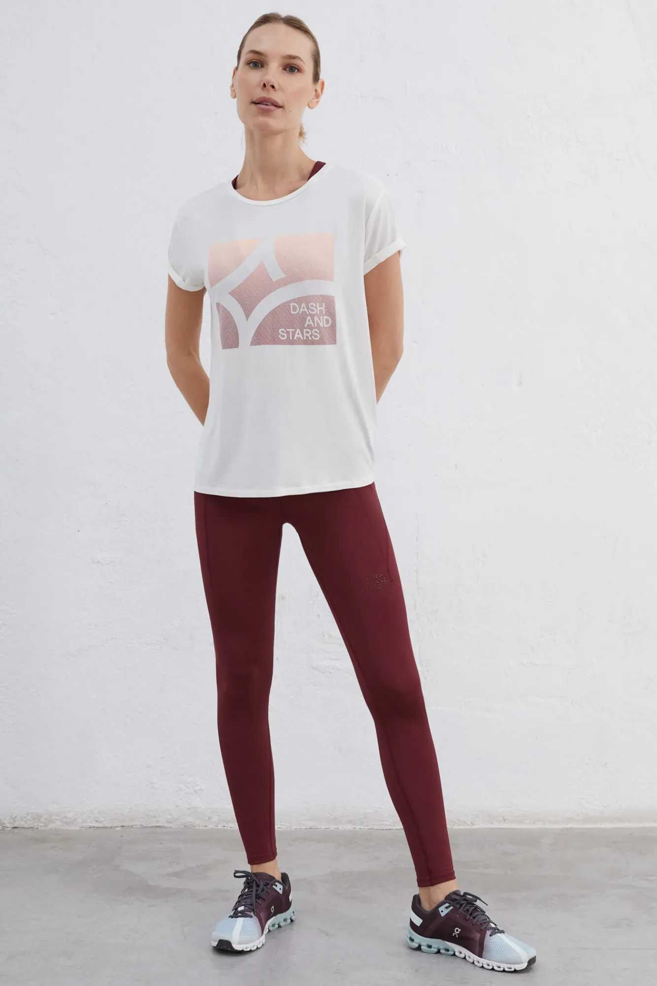 Dash and Stars Camiseta Fluida Beige Best